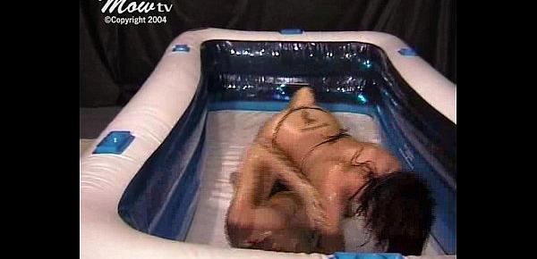  Mixed Oil Wrestling - 005 - Red Raw - Joanne